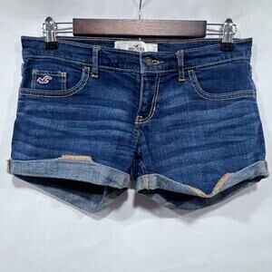 Y2K Hollister MicroMini-Shorts Low-Rise Size 27W (32x3) Dark Wash